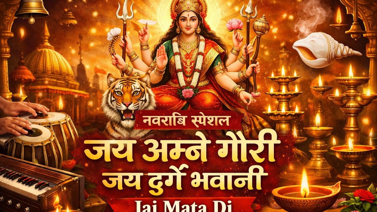 Navratri Special 90s Bhajan | जय अम्बे गौरी जय दुर्गे भवानी | Powerful Mata Bhajan | Jai Mata Di