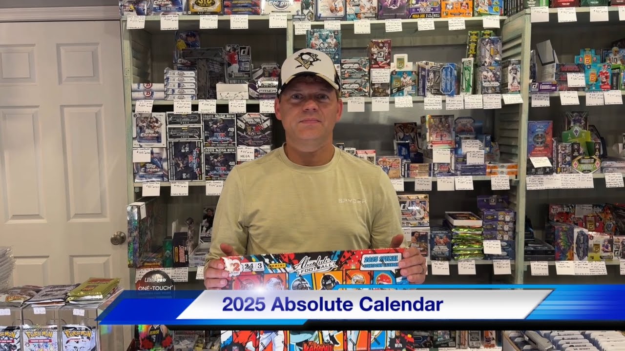 Календарь обратного отсчета футбольных матчей Panini Absolute 2025 года