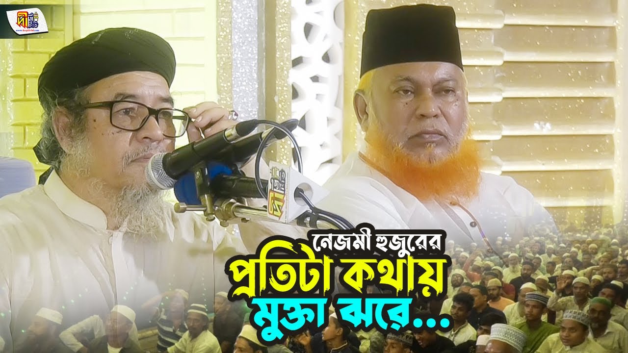 নেজামী হুজুরের প্রতিটা কথায় মুক্তা ঝরে | গাজী শফিউল আলম নেজামী | Shafiul Alam Nezami Waz 2023