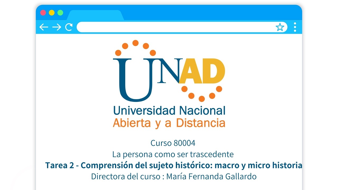 Tarea 2 - Comprensión del sujeto histórico: macro y micro historia