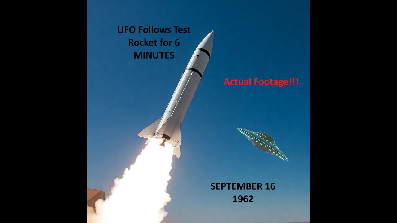 Watch This Ufo Chase An Atlas F Rocket For Nearly 6 Minutes In September 1962! #ufo #uap #icbm