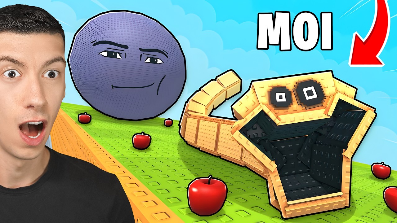 Grandir le PLUS GROS Ver de Terre Hungry Worm dans Roblox..