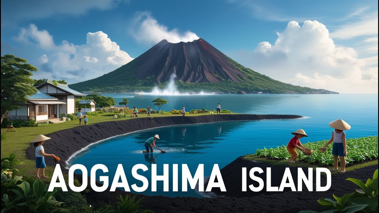 A Remote Volcanic Island Nestled in the Philippine Sea | Aogashima Island, Japan