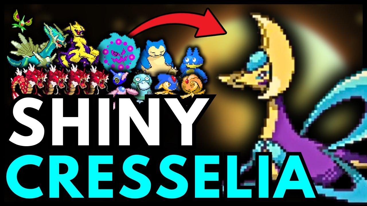 I found a SHINY ROAMING CRESSELIA after 350 HOURS and 14 other shinies!