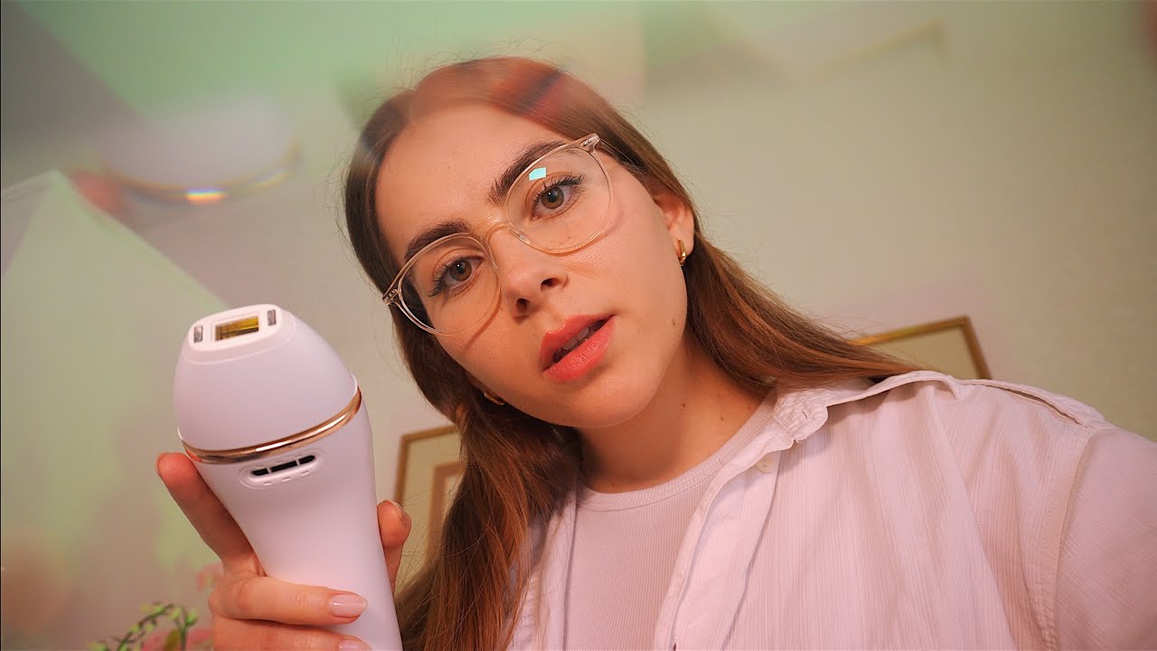 ASMR Chillaxing Laser Behandlung für dein Gesicht 💚 Personal Attention