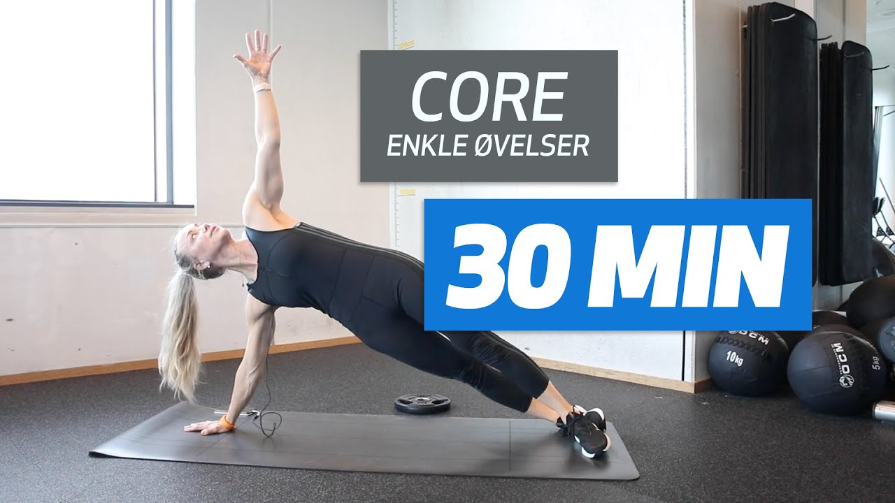 Core trening 30 min     Ingen utstyr