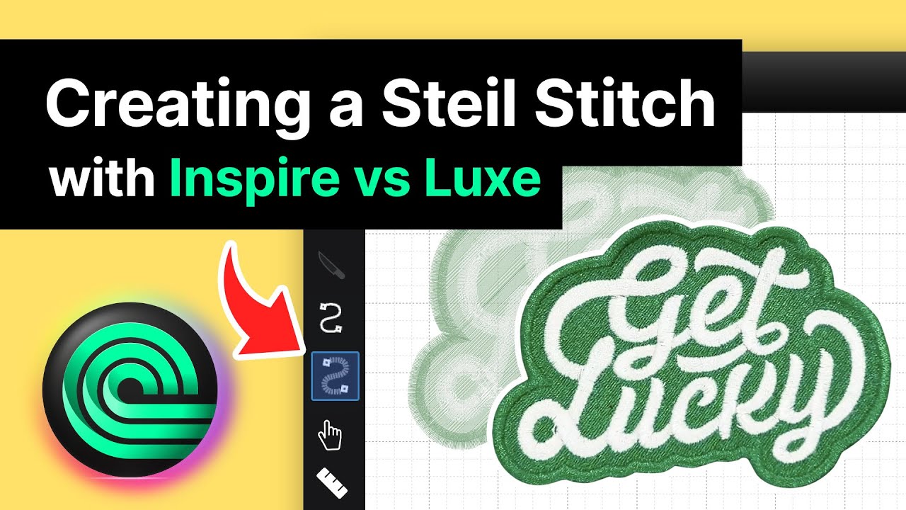 Creating a Steil Stitch with Inspire vs. Luxe