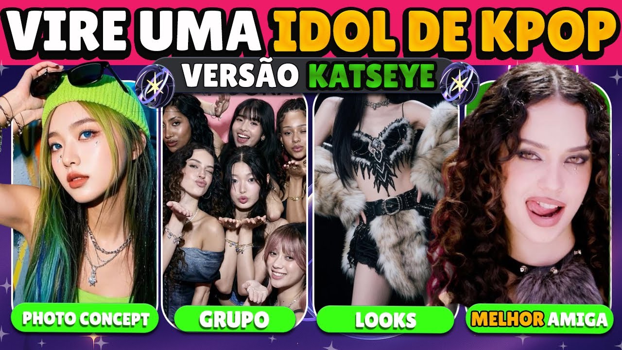 ✨Monte sua vida como Idol 🎤💖 | Torne-se integrante do Katseye