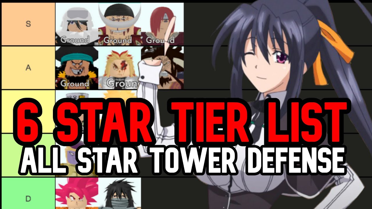 All Star Tower Defense 6 Star Tier List! WHO IS THE BEST 6 STAR IN ASTD?