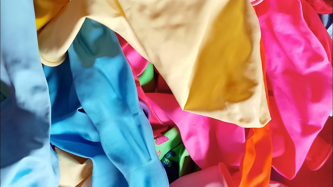 FUN SATISFYING UNBOXING Balloons Solve balloon experiment 
