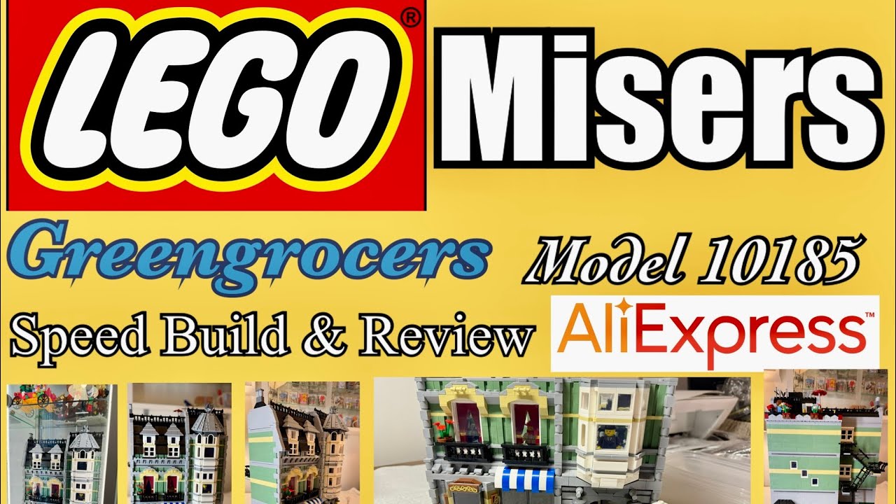 LEGO Misers Speed Build & Review, Model 10185 Greengrocers From AliExpress