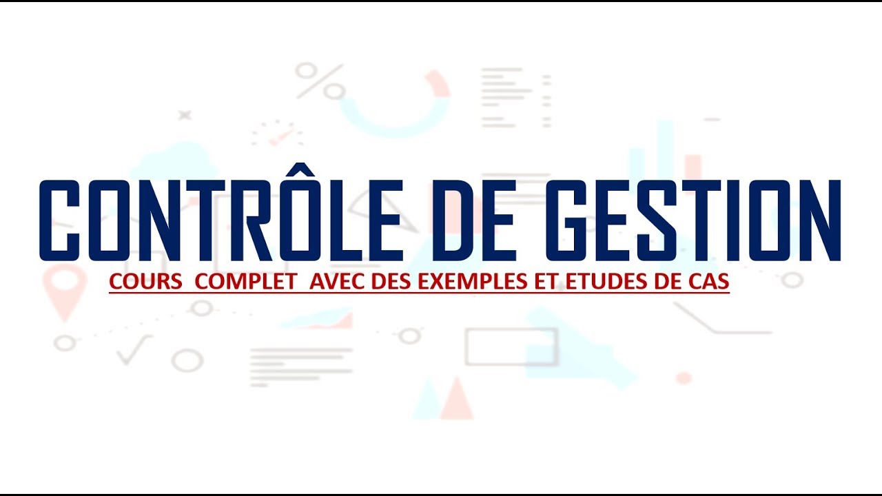 Contr&ocirc;le de gestion  Cours complet