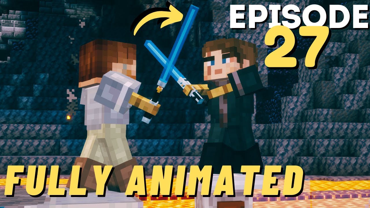 I recreated the most iconic Star Wars duel in Minecraft - Ep27