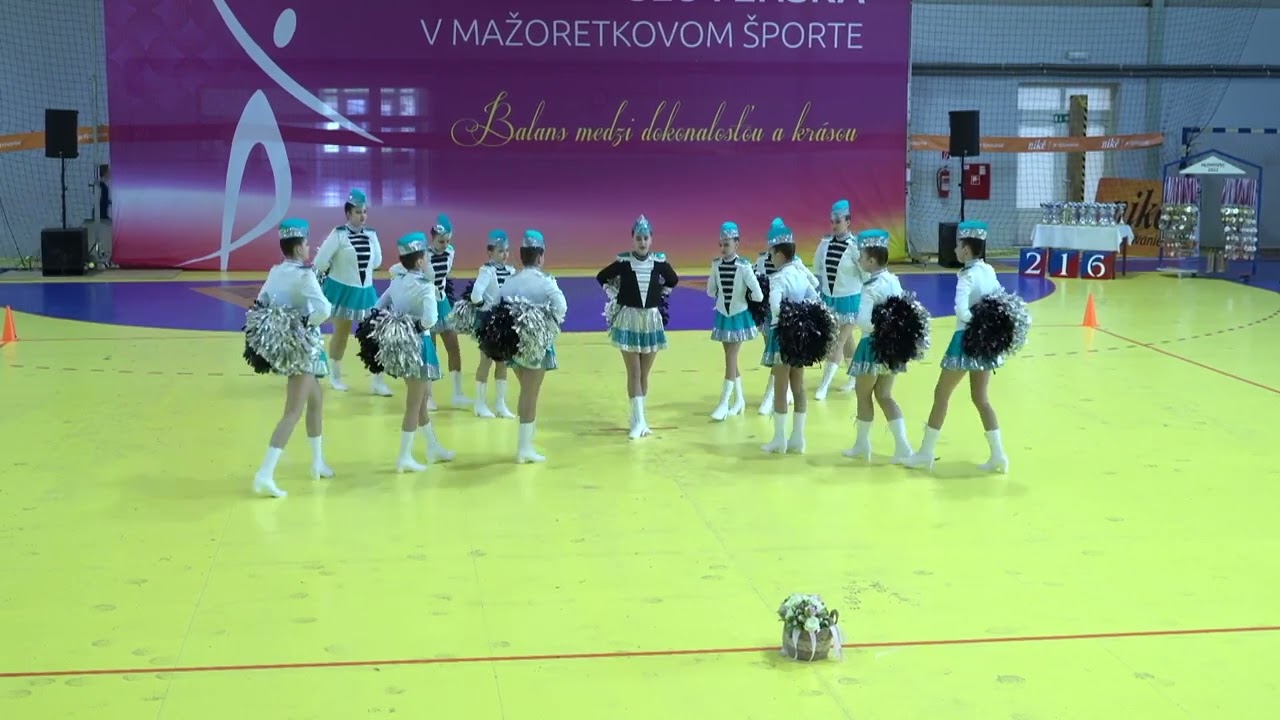KLASICKÝ POM POM SENIOR PÓDIOVÁ CHOREOGRAFIA - Majstrovstvá Slovenska v mažoretkovom športe 2022