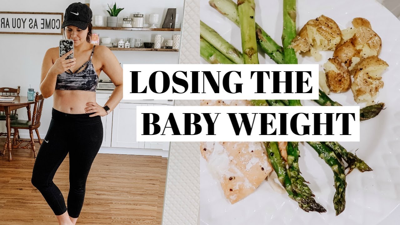 WHAT I EAT IN A DAY TO LOSE THE BABY WEIGHT | POSTPARTUM FITNESS