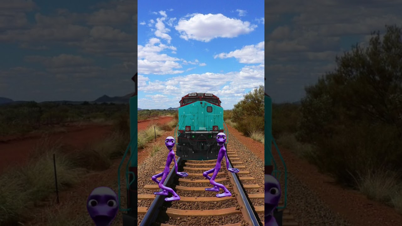 Spoorweg baba video uitheemse dans vfx snaakse videob