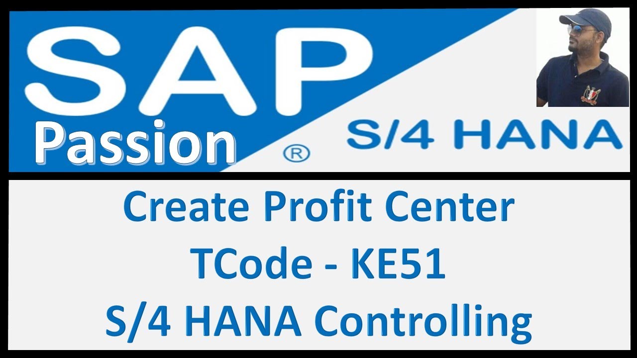 How to create profit center | KE51 Tcode is used to create Profit center | S4 HANA Controlling