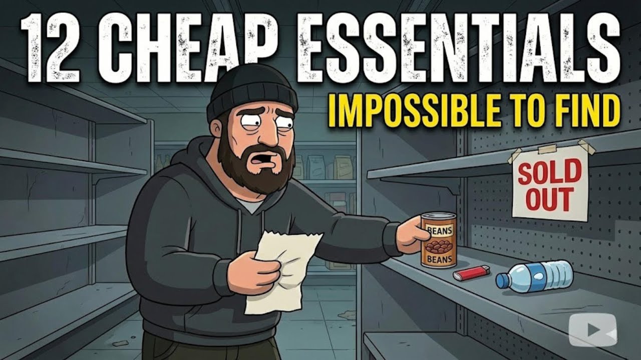 These 12 Cheap Essentials Will Be IMPOSSIBLE to Find When Society Collapses