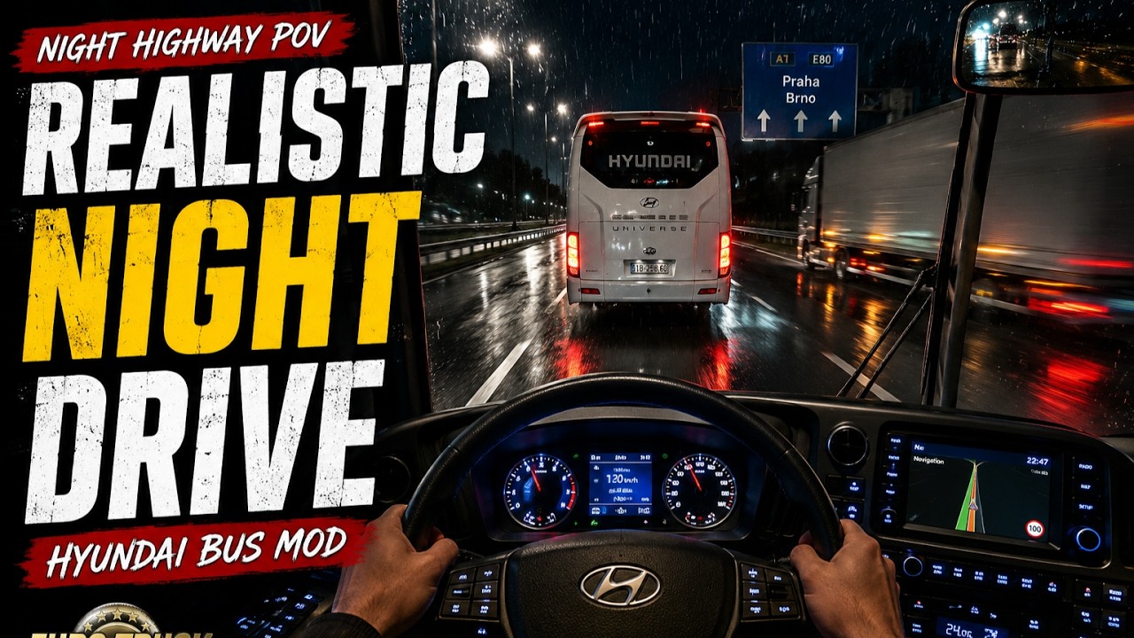 ETS2 - Is This The Best Hyundai Bus Mod? | Day 1