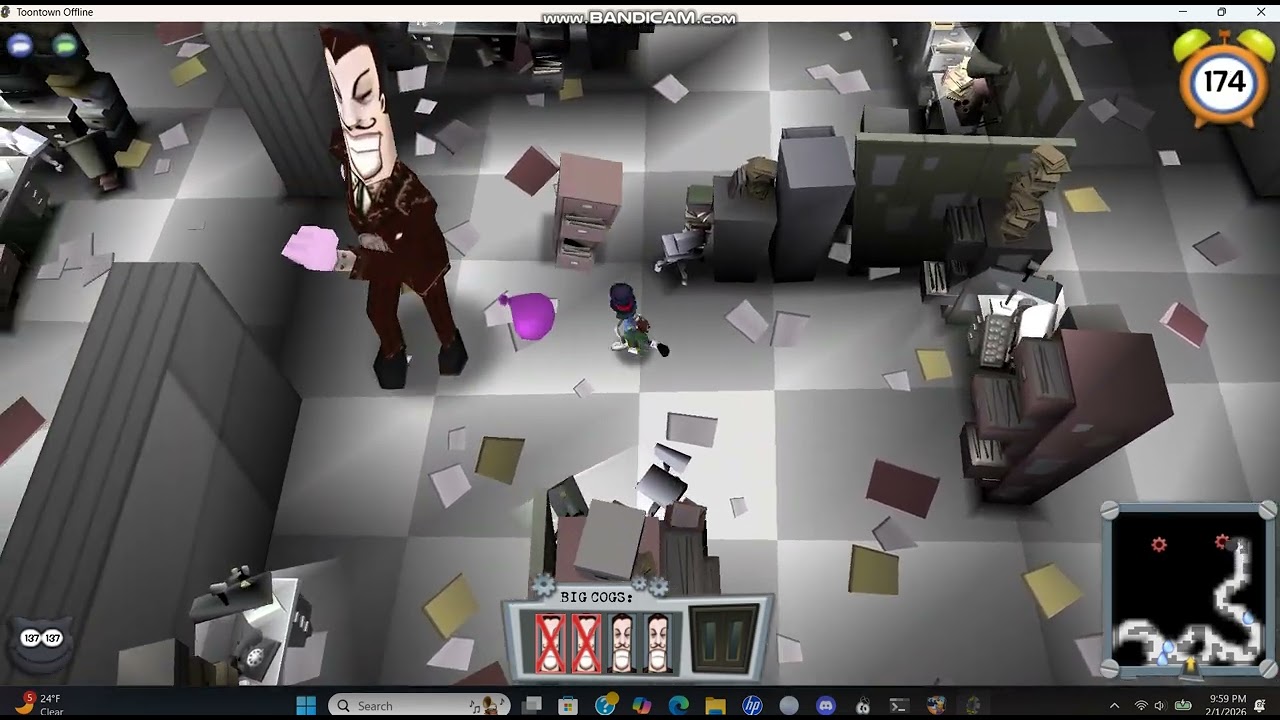 Toontown Offline Soloing A Sellbot Field Office