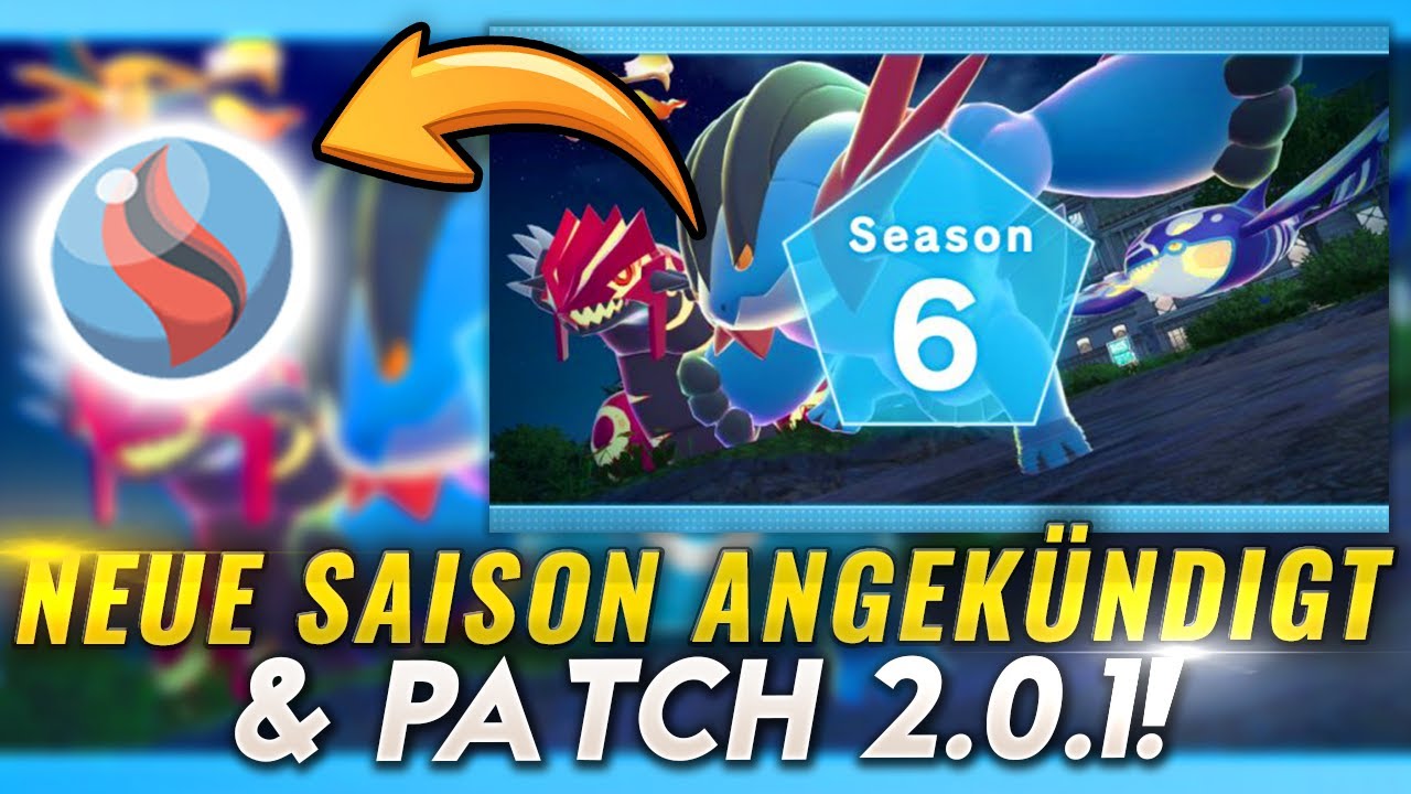 Saison 6 angekündigt! & Patch gegen Bugfixes/Quality of Life Update Pokémon Legenden ZA