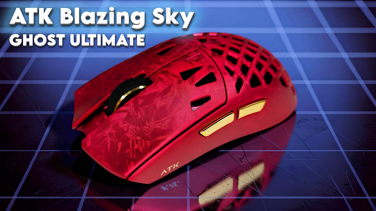 Новый ТОП Карбоновая мышь ATK Blazing Sky GHOST ULTIMATE