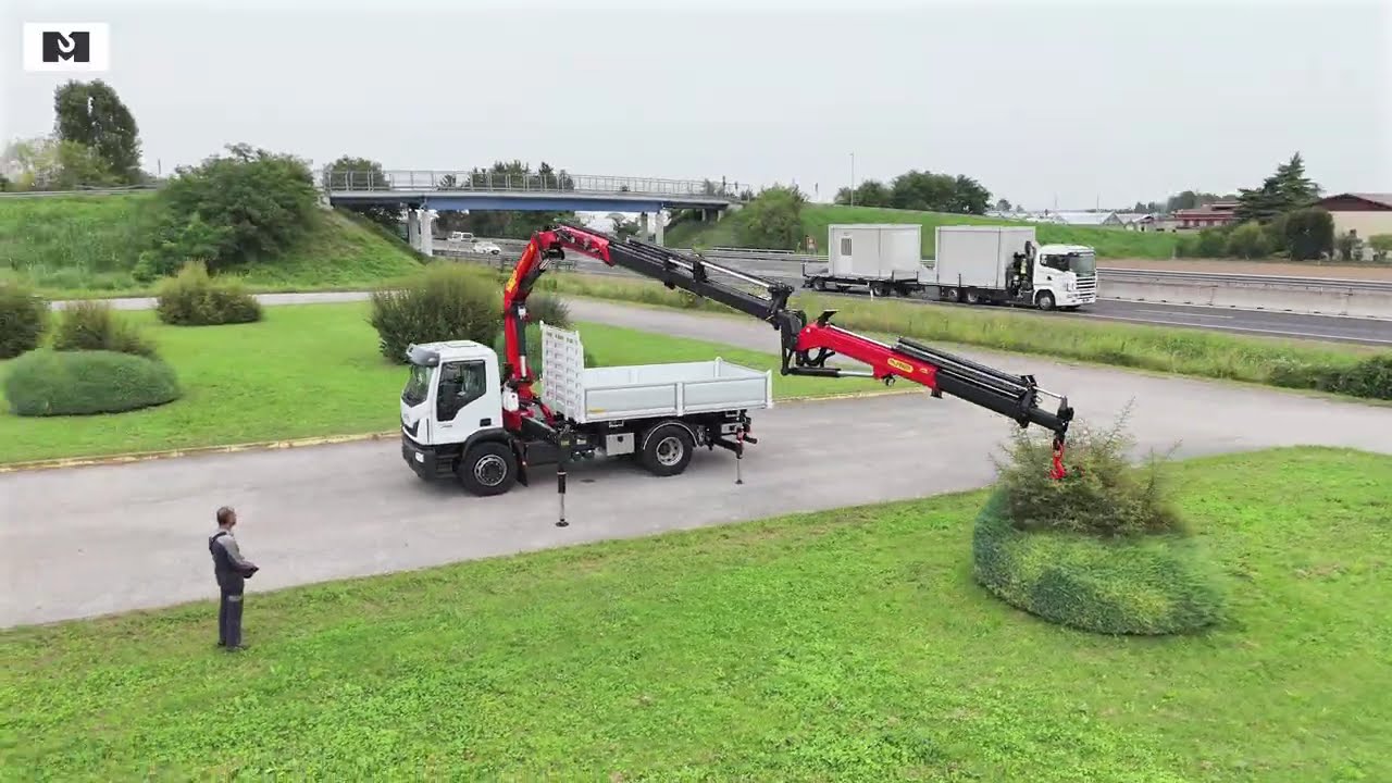 PALFINGER PK 22002 EHC + PJ 060B + RIBALTABILE MORESSA