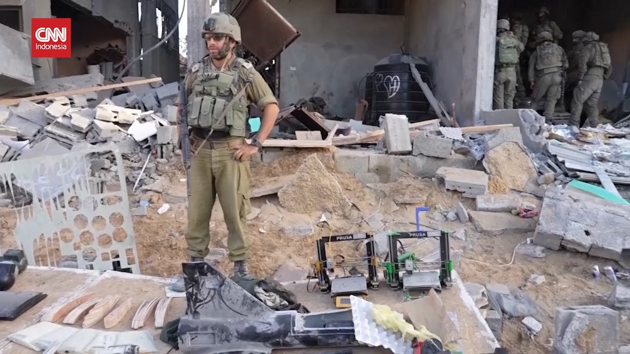 Perang Sengit 12 Hari, Tentara Israel Pamer Senjata Milik Hamas