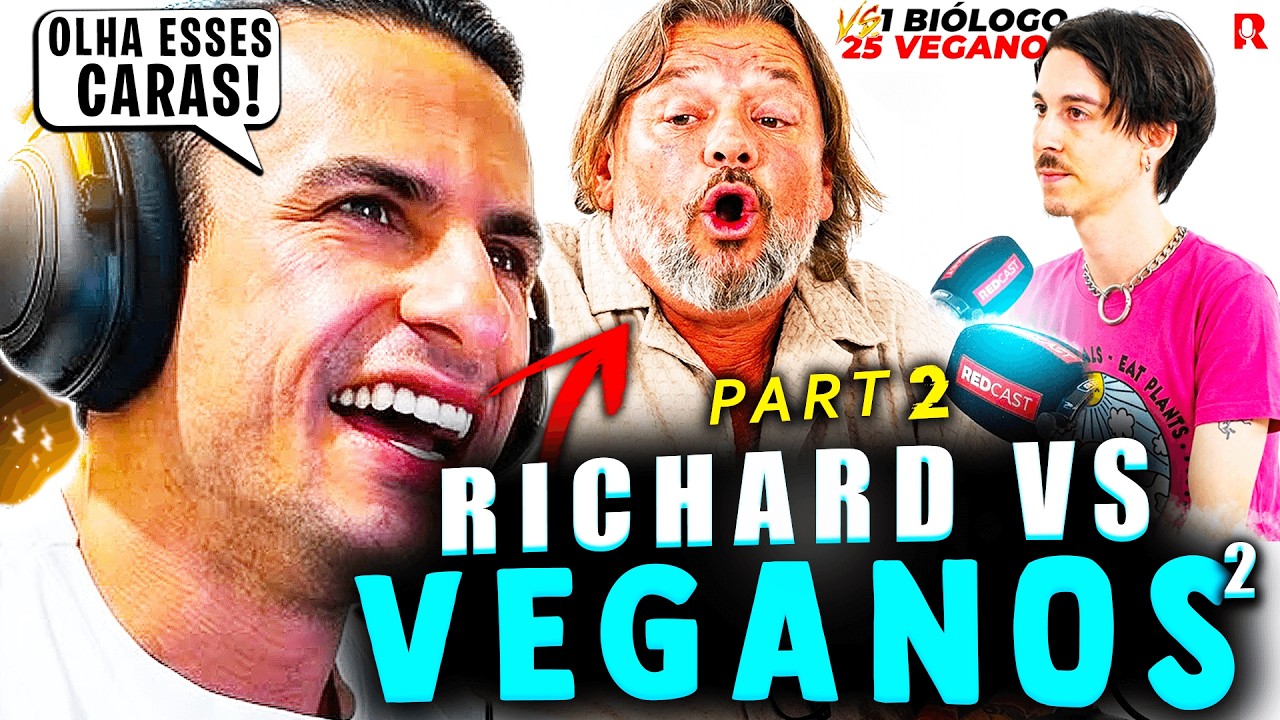 SUPER XANDÃO REAGINDO - 1 BIÓLOGO X 25 VEGANOS | FT. RICHARD RASMUSSEN (PARTE 2 - FINAL)