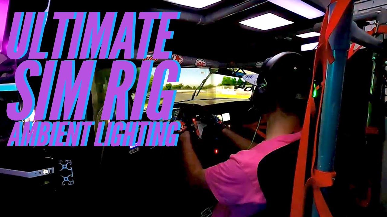 How To Set Up Sim Racing and Gaming Ambient Lights Using Govee and DIY