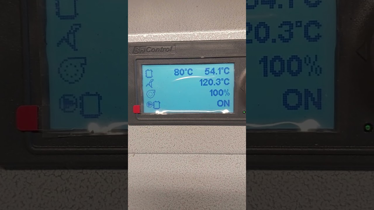 Piec VIGAS 40 KW płomień po rozpaleniu