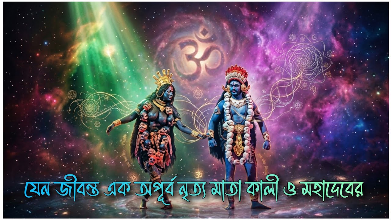 যেন জীবন্ত এক অপূর্ব নৃত্য মাতা কালী ও মহাদেবের //@priyankarnab_vlogs 