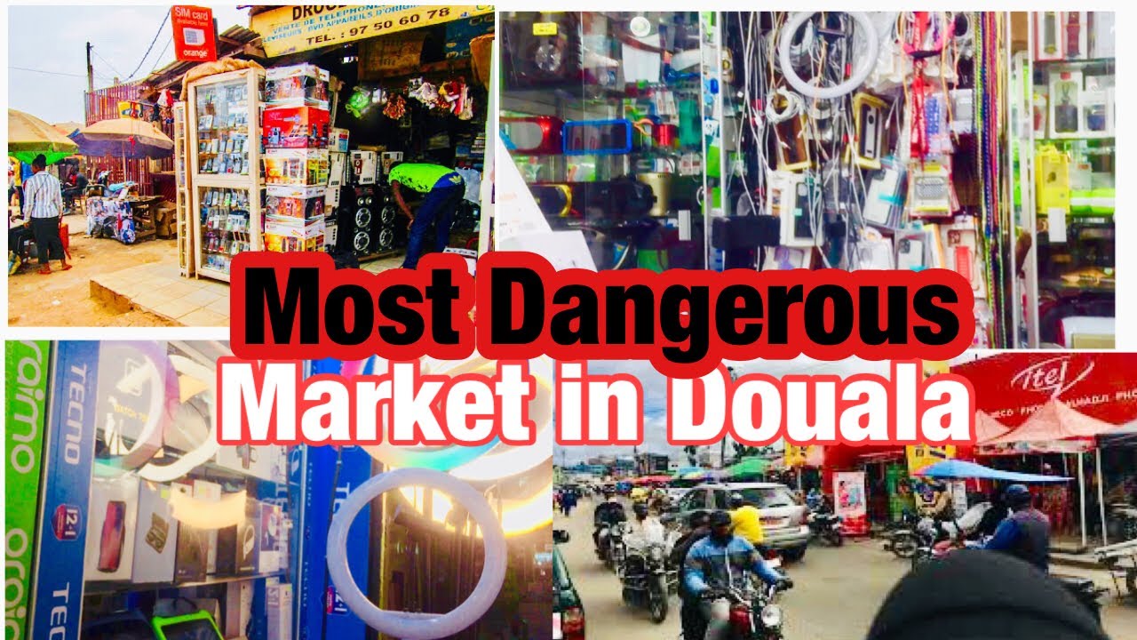 Shopping in the Most Dangerous Market in Douala Cameroon | Ancien 3eme Market Review