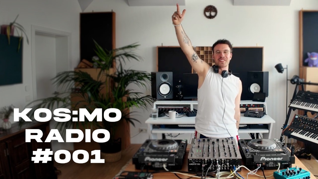 KOS:MO RADIO #001 | Groovy Peak Time Techno DJ Set | Studio Session