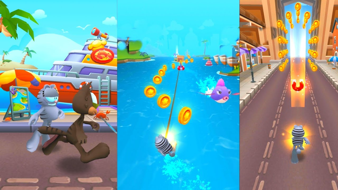 Garfield™ Rush - Gameplay Walkthrough - Venice - (Android, iOS)