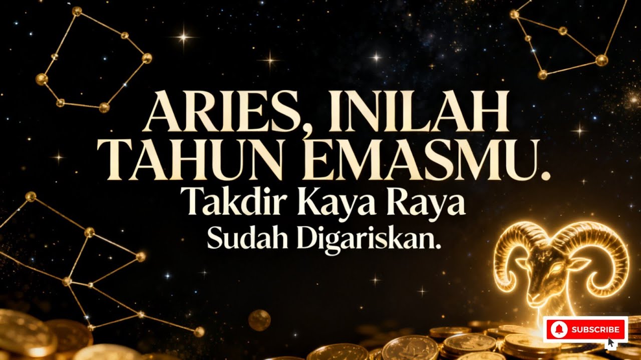 Aries♈ Saat Ini Rezekimu Lancar, Kamu Memang Ditakdirkan Menjadi Orang Kaya Raya - Hari Ini