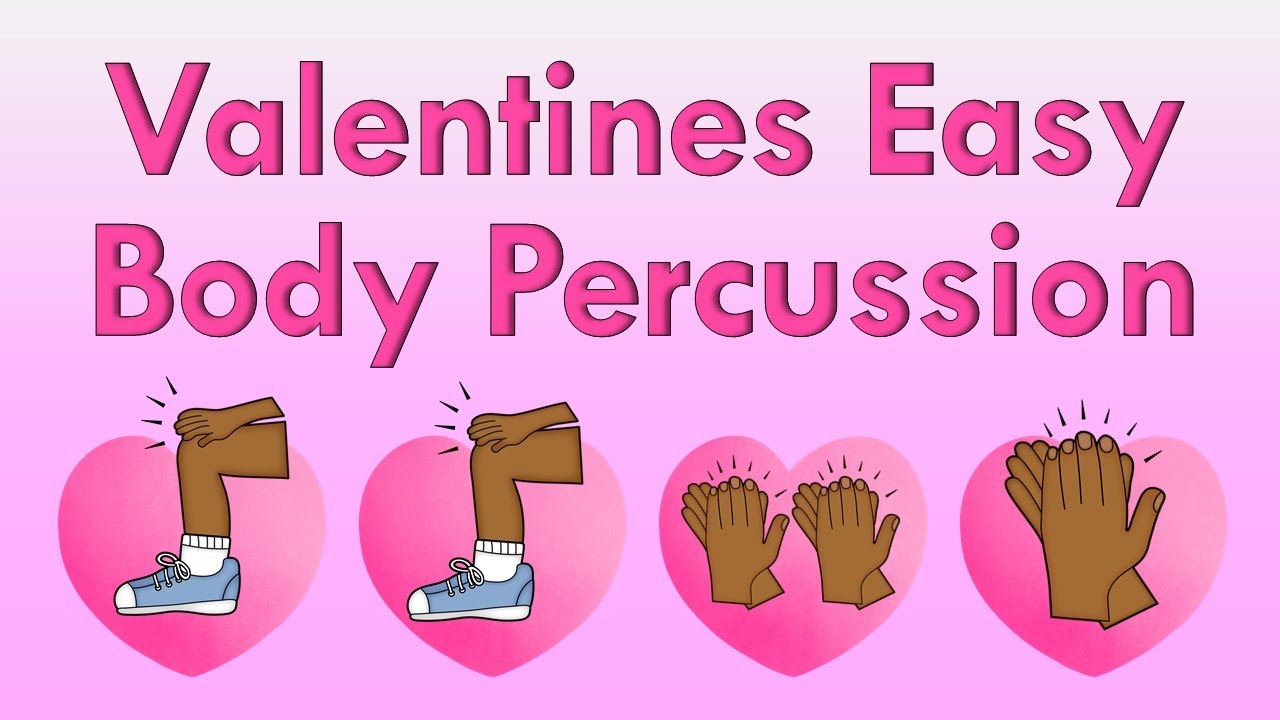 Easy Valentine’s Body Percussion Play-Along for Kids! | L-O-V-E!