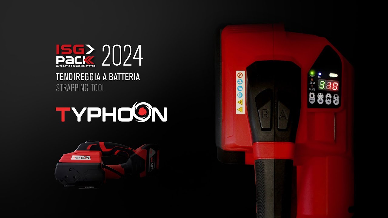 TENDIREGGIA PORTATILE A BATTERIA TYPOON