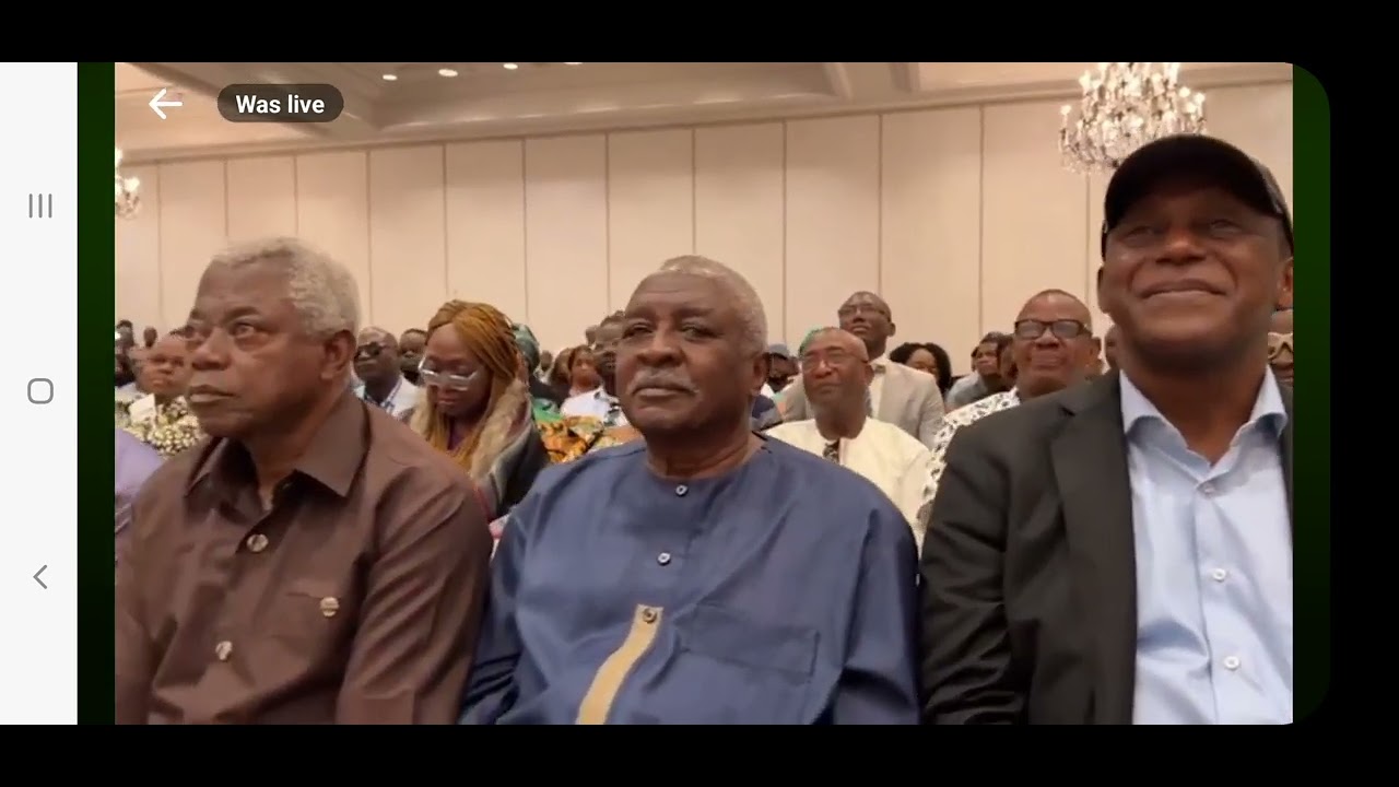 TOWN HALL MEETING WITH PRESIDENT JULIUS MAADA BIO IN WASHINGTON DC USA WITH SIERRA LEONEANS.