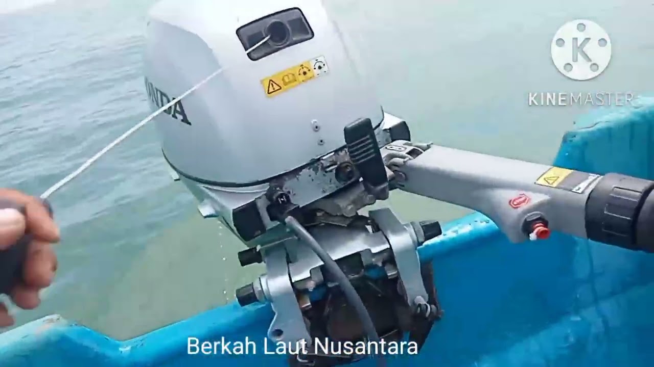 nyoba mesin 20 pk 4 tak
