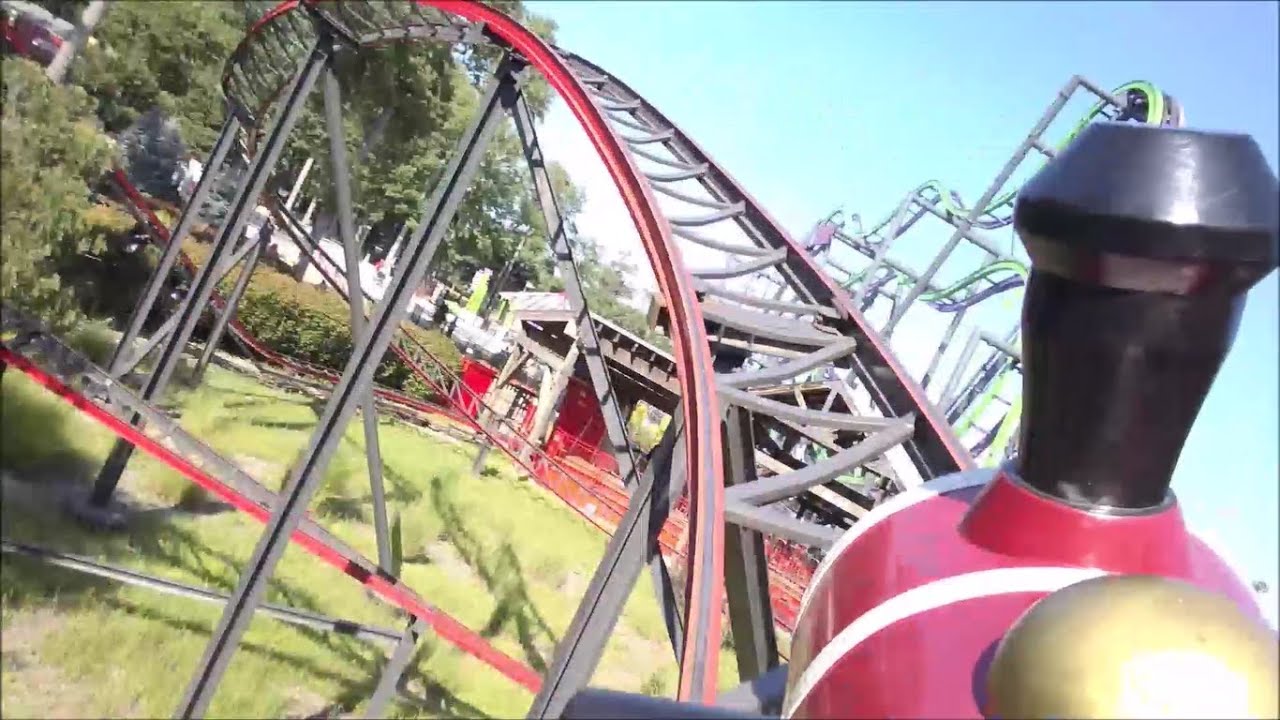 Harley Quinn Crazy Train HD On-Ride POV Front Six Flags Great Adventure Summer 2016