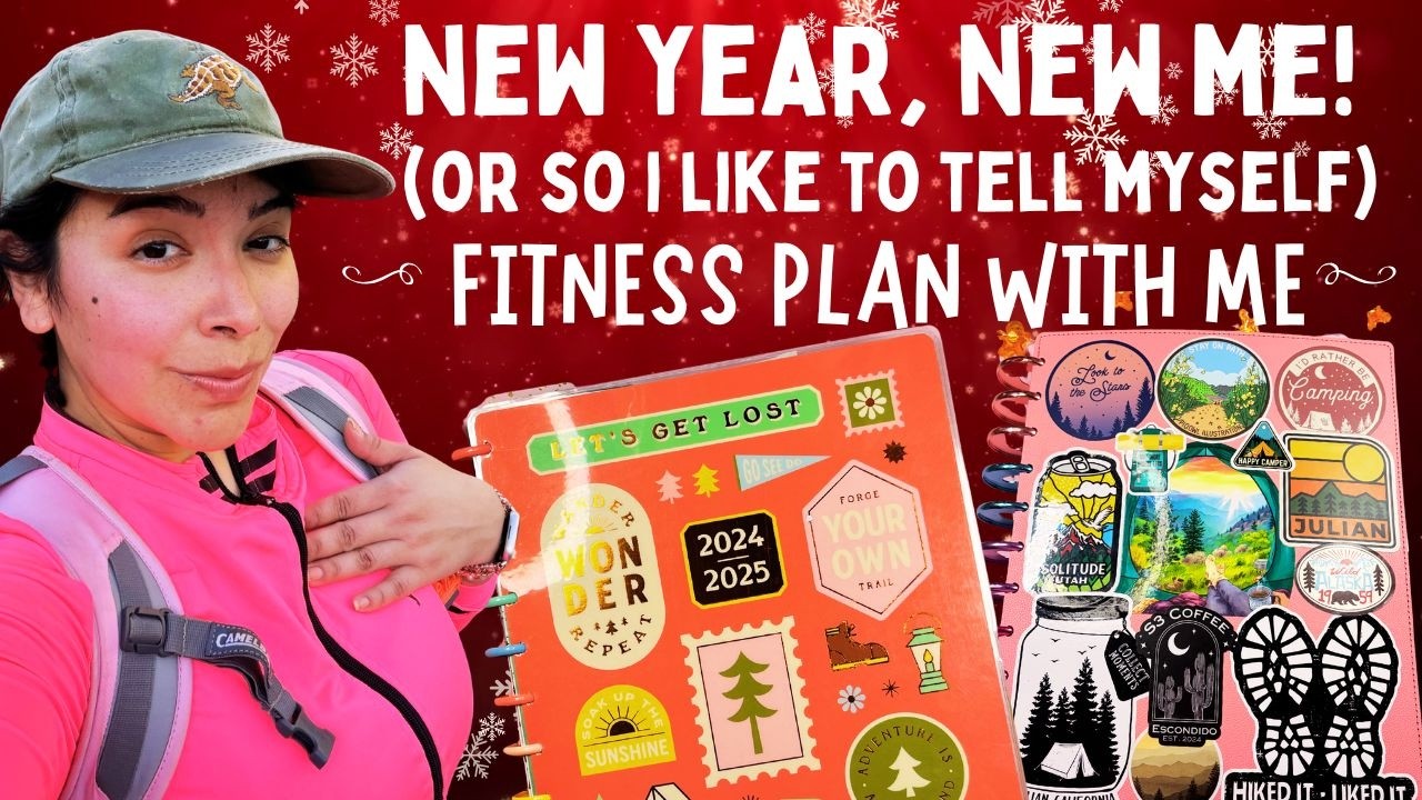 🎁 New Year, New Me! (Or so I like to say) | Fitness Plan with Me | PLANNER BABE CHRISTMAS | DAY 21