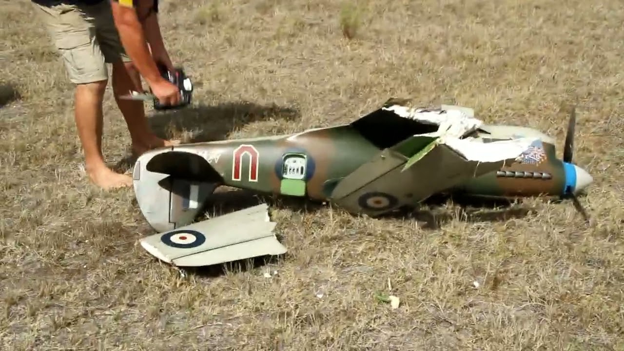 Daves P40 Crash