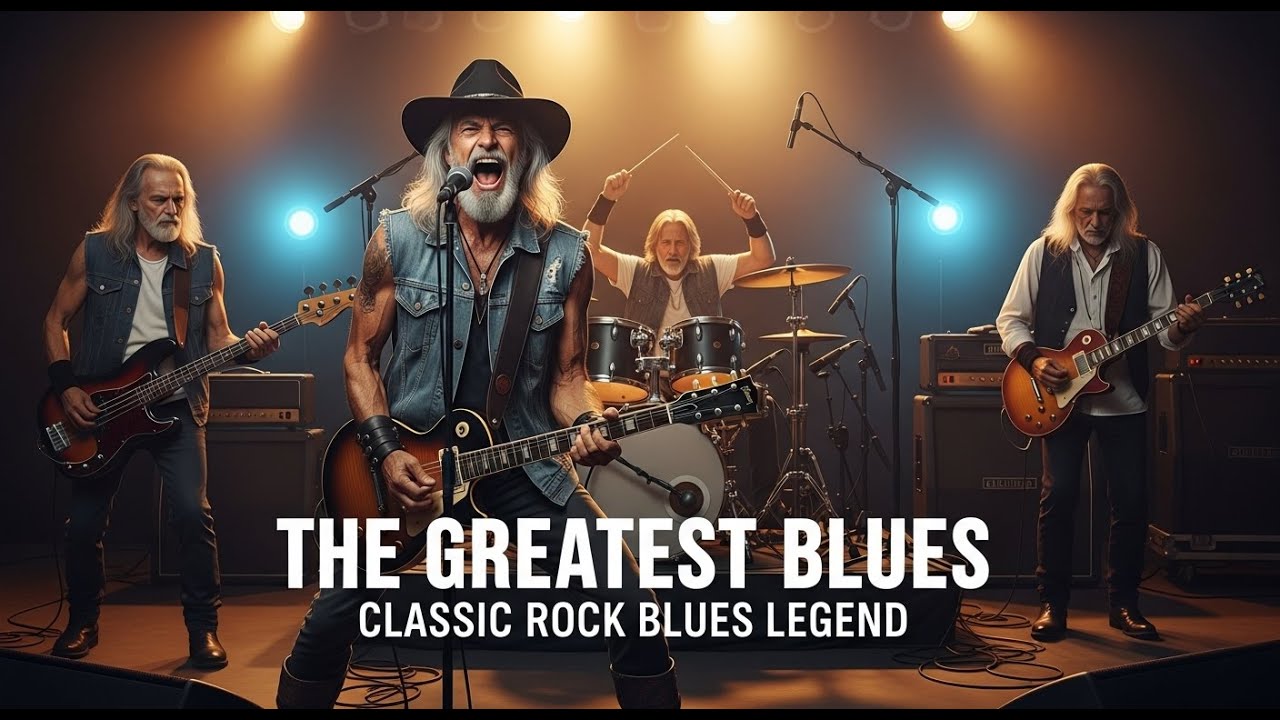 Eric Clapton, Jimi Hendrix, ZZ Top, BB King, Muddy Waters &ndash; Classic Rock Blues with Gritty Voices