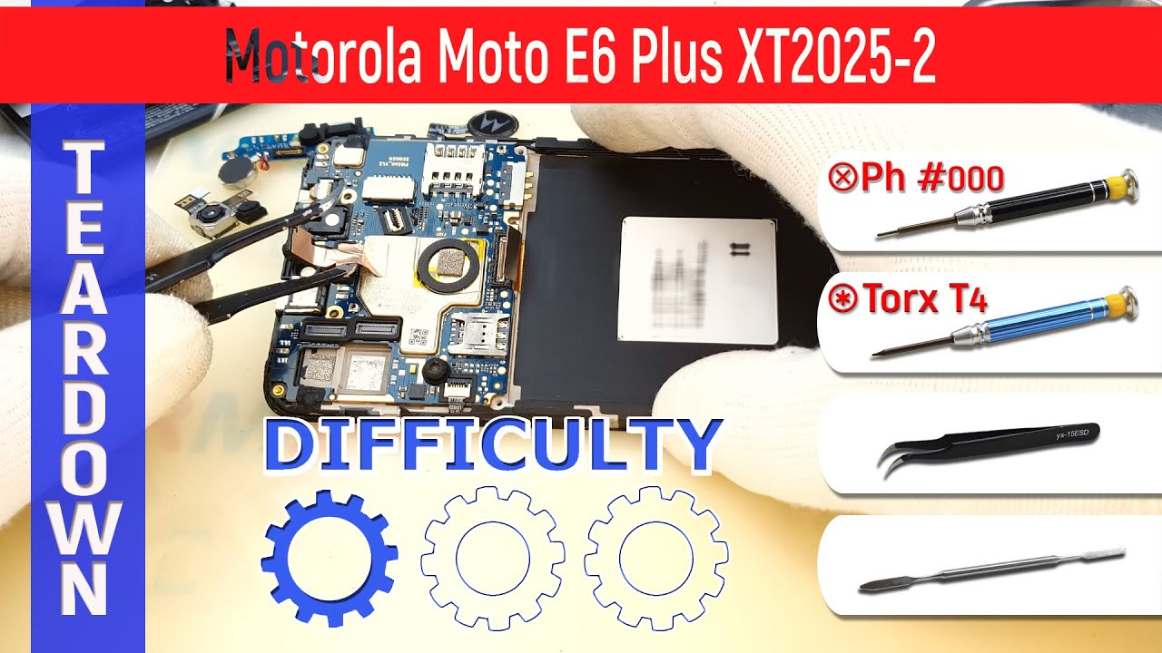 Motorola Moto E6 Plus XT2025-2 📱 Teardown Take apart Tutorial