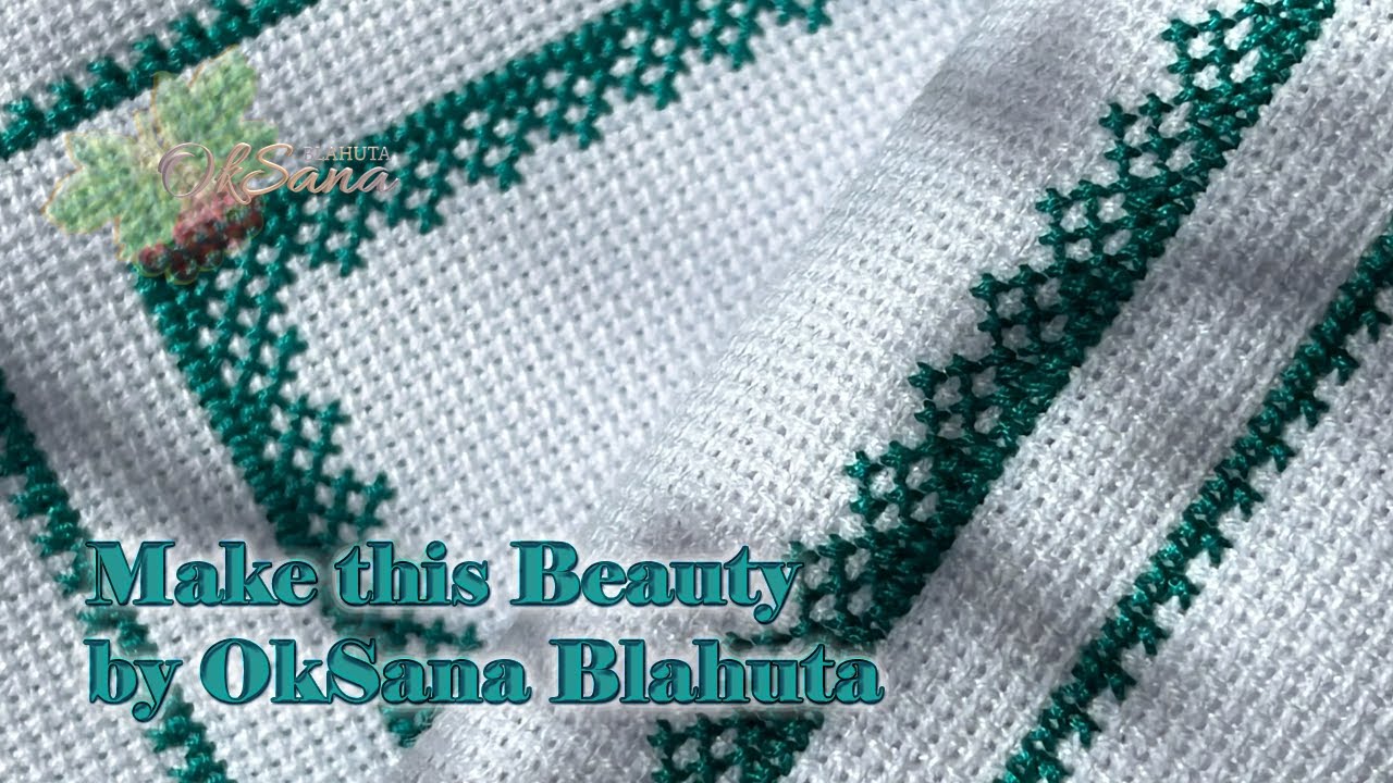 Вишивання хрестиком | Закріпка. Акуратний виворіт | Hand embroidery|