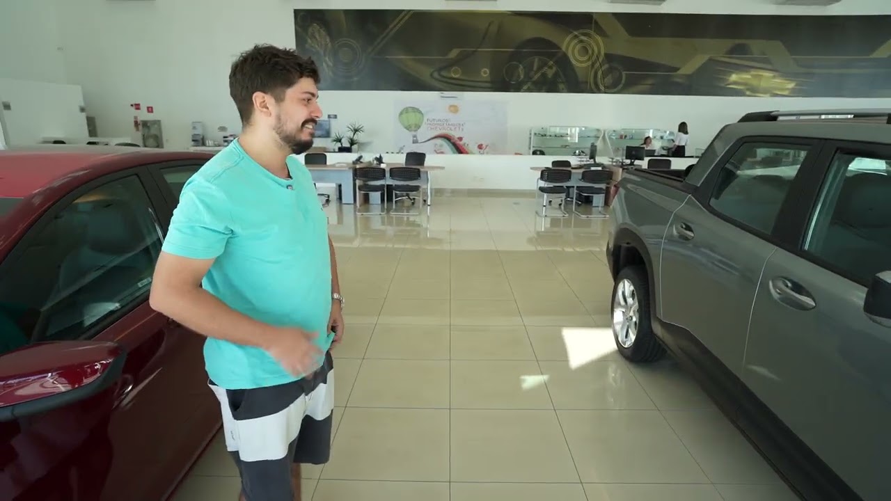 FUI NUMA LOJA NOVA DA CHEVROLET
