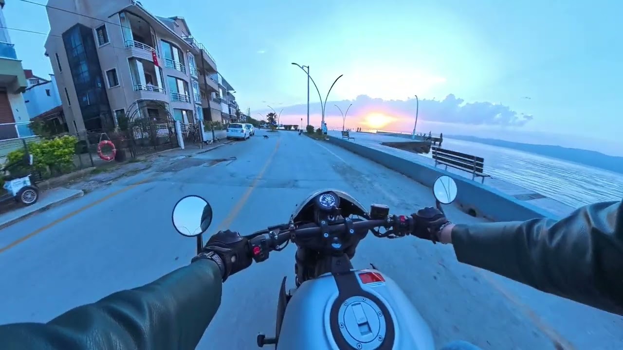 MİNİ MOTOVLOG | GÜN BATIMI | BRIXTON CROSSFIRE 125 | INSTA360 X4