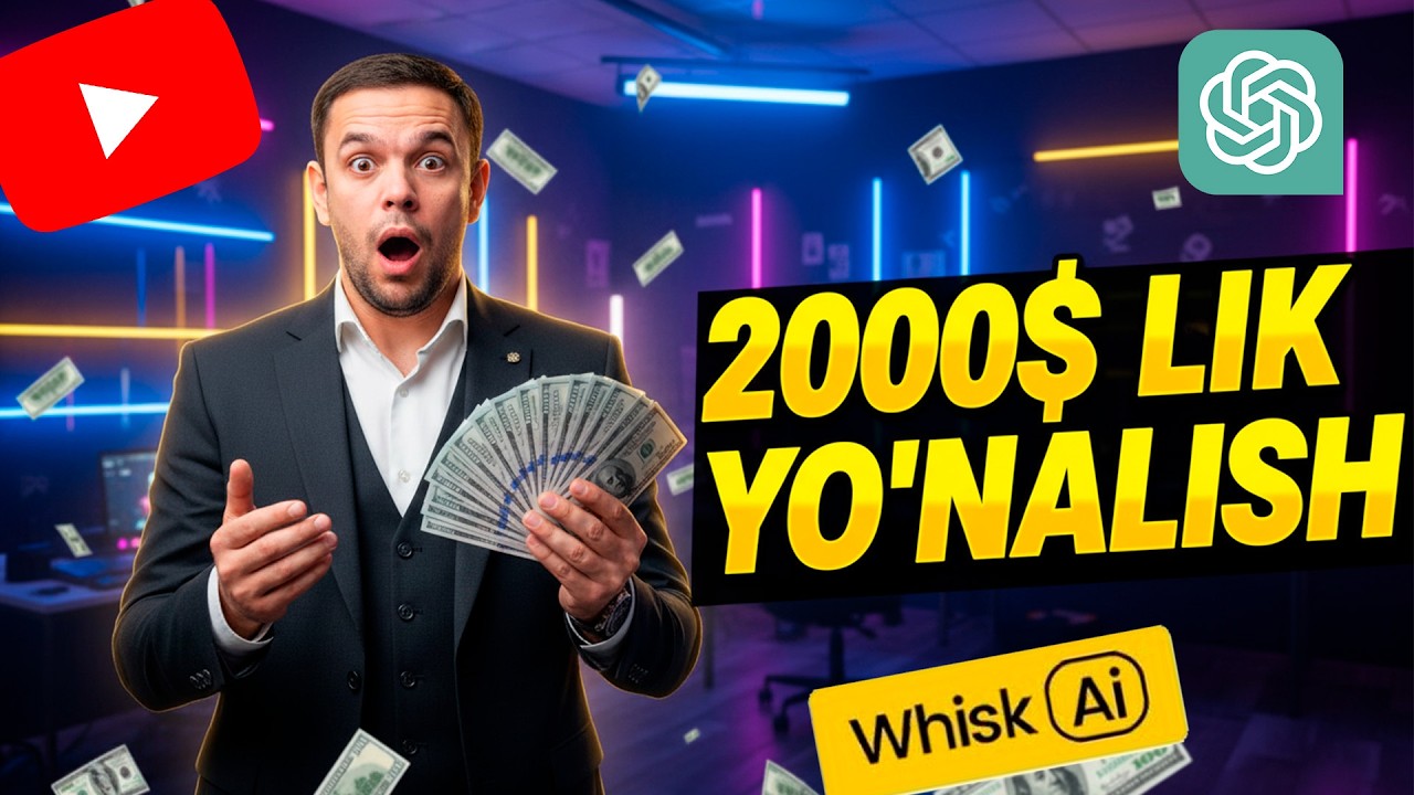 2026 Yilda Oyiga 2000$ topsa bo'ladigan yo‘nalish
