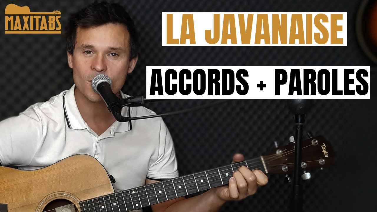 La Javanaise - Serge Gainsbourg / Tuto Guitare / Accords & Paroles